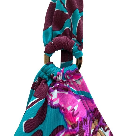 Lilly Pulitzer Blue Rhapsody Orchid You Not Swim Palice Tankini size 8 - Picture 6 of 8